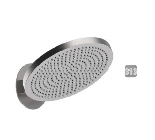 Верхний душ, Almar, 316 Stalnless Steel, 232*232, цвет-Stainless Steel AISI 316 (Товар заказной, возврату не подлежит)
