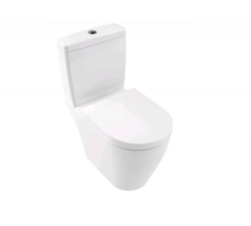 Унитаз, Villeroy&Boch, Avento, напольный, шгв 370*640*400, CeramicPlus, цвет-альпийский белый