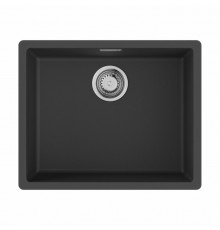Мойка, OMOIKIRI, Yamakawa, шгв 556*456*200, отверстия для смесителя-отсутствуют, цвет-чёрный