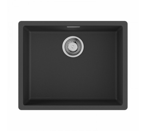 Мойка, OMOIKIRI, Yamakawa, шгв 556*456*200, отверстия для смесителя-отсутствуют, цвет-чёрный