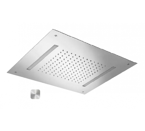 Верхний душ, Almar, Chromotherapy, 498*498, с LED-подсветкой, цвет-Mirror Stainless Steel (Товар заказной, возврату не подлежит)