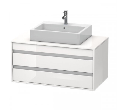 Тумба под раковину, Duravit, Ketho, шгв 1000*550*496, раковина-необходимо заказать, цвет-белый глянцевый