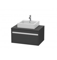 Тумба под раковину, Duravit, Ketho, шгв 800*550*426, раковина-необходимо заказать, цвет-графит матовый