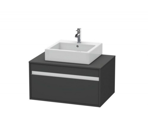Тумба под раковину, Duravit, Ketho, шгв 800*550*426, раковина-необходимо заказать, цвет-графит матовый