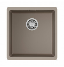 Мойка, OMOIKIRI, Kata, шгв 400*420*220, отверстия для смесителя-отсутствуют, цвет-бежевый