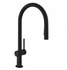 Смеситель для кухни, Hansgrohe, Talis M54, цвет-чёрный матовый