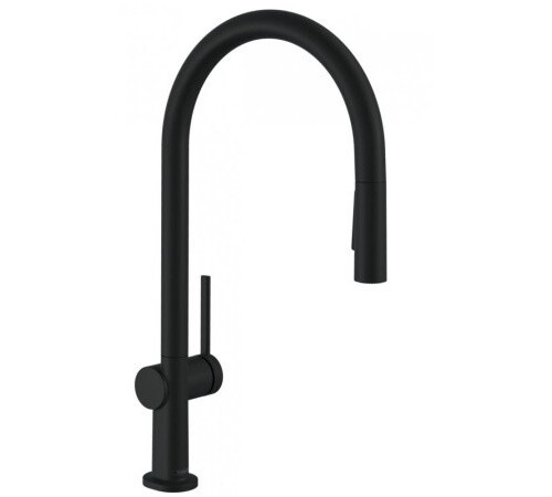 Смеситель для кухни, Hansgrohe, Talis M54, цвет-чёрный матовый