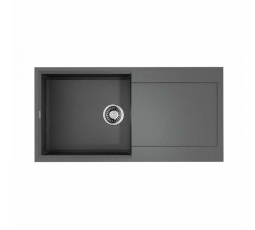 Мойка, OMOIKIRI, Sakaime, шгв 1000*500*200, отверстия для смесителя-6 промаркированных, цвет-Leningrad grey