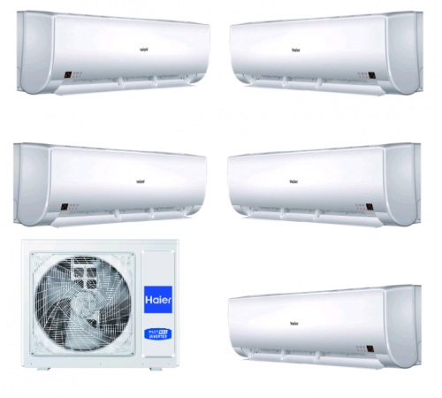 5U90S2SS5FA / AS12BS4HRA*5, Мульти-сплит система, Haier, Multi Super Match R32