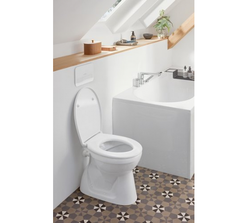 Унитаз, Villeroy&Boch, O.Novo, напольный, DirectFlush, шгв 365*530*395, цвет-альпийский белый