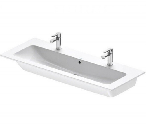 Раковина, Duravit, ME by Starck, шгв 1230*490*180, отверстия для смесителя-2, цвет-белый