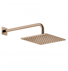 Верхний душ, Gessi, Rilievo, 250*250, цвет-медь PVD (Copper PVD)
