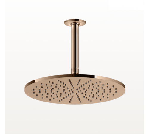Верхний душ, Gessi, Inciso, 300*300, цвет-Copper PVD