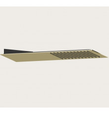 Верхний душ, Gessi, Tremillimetri, Quadro, 300*300, цвет-Brass PVD