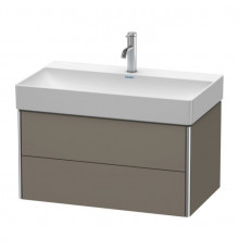 Тумба под раковину, Duravit, XSquare, шгв 784*460*397, раковина-необходимо заказать, цвет-фланелево-серый шелковисто-матовый