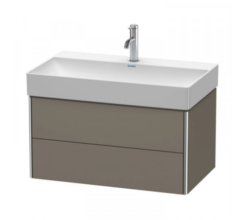 Тумба под раковину, Duravit, XSquare, шгв 784*460*397, раковина-необходимо заказать, цвет-фланелево-серый шелковисто-матовый