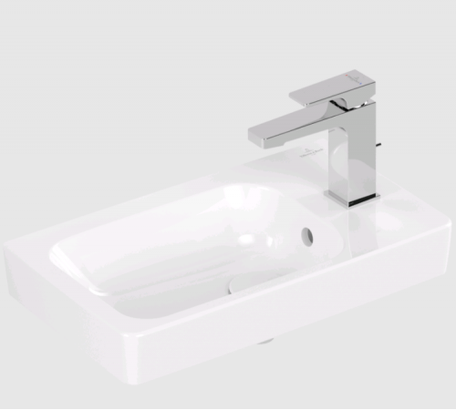 Раковина, Villeroy&Boch, Architectura, шгв 480*275*90, отверстия для смесителя-1, цвет-альпийский белый (белый Alpin)