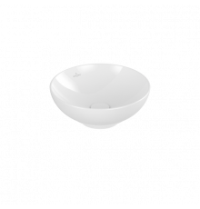 Раковина, Villeroy&Boch, Loop&Friends, шгв 380*380*120, отверстия для смесителя-отсутствуют, цвет-альпийский белый