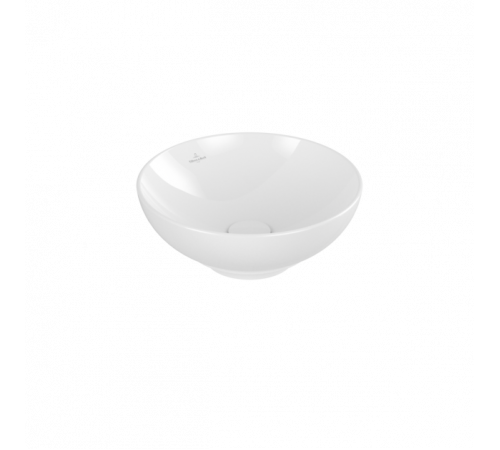 Раковина, Villeroy&Boch, Loop&Friends, шгв 560*380*120, отверстия для смесителя-отсутствуют, CeramicPlus, цвет-альпийский белый
