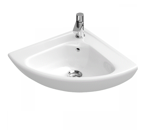 Раковина, Villeroy&Boch, O'Novo, шг 415*450, цвет-альпийский белый