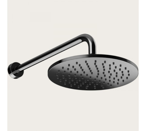 Верхний душ, Gessi, 250*250, цвет-Black Metal PVD