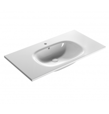 Раковина, Globo, Vanity Basins, шгв 960*510*180, отверстия для смесителя-1, CERASLIDE, BATAFORM, цвет-белый