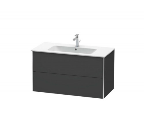 Тумба под раковину, Duravit, XSquare, шгв 1010*478*560, раковина-необходимо заказать, цвет-графит матовый