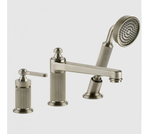 Смеситель для ванны и душа, Gessi, VENTI20, цвет-Finox Brushed Nickel
