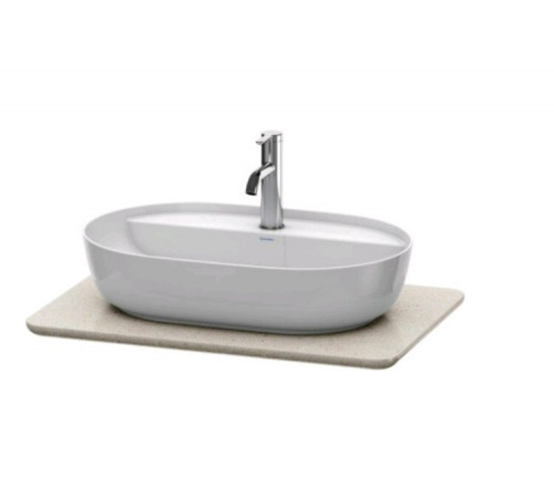 Столешница, Duravit, Luv, шгв 688*475*20, цвет-серый структурный