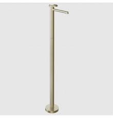 Смеситель для ванны, Gessi, Anello, напольный, цвет-Brushed Brass PVD