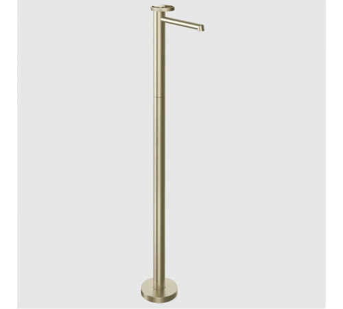 Смеситель для ванны, Gessi, Anello, напольный, цвет-Brushed Brass PVD