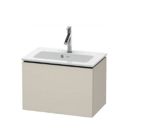 Тумба под раковину, Duravit, L-Cube, шгв 620*391*400, раковина-необходимо заказать, цвет-серо-коричневый матовый