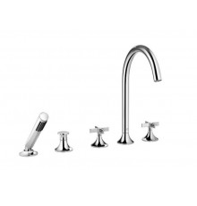 Смеситель для ванны и душа, Dornbracht, Vaia, цвет-Dark Platinum matt