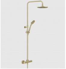 Душевая стойка, Gessi, Minimalistic shower, цвет-Brushed Brass PVD