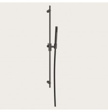 Душевой гарнитур, Gessi, Anello, цвет -Black Metal Brushed PVD