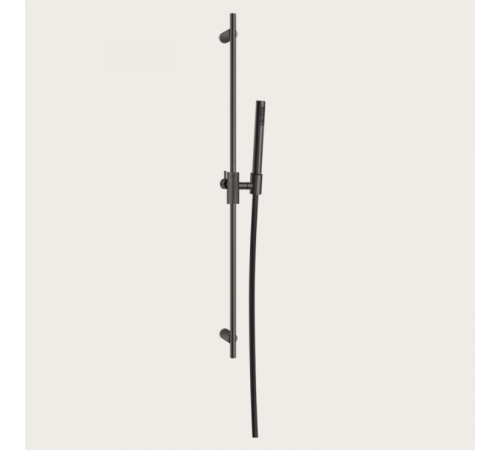 Душевой гарнитур, Gessi, Anello, цвет -Black Metal Brushed PVD