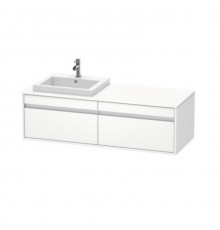 Тумба под раковину, Duravit, Ketho, шгв 1400*550*426, раковина-необходимо заказать, цвет-белый матовый