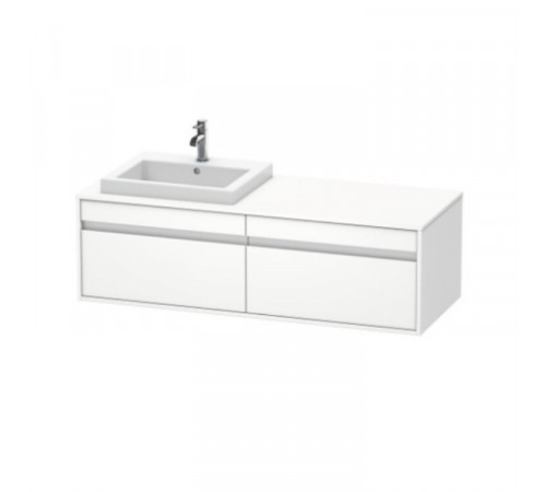 Тумба под раковину, Duravit, Ketho, шгв 1400*550*426, раковина-необходимо заказать, цвет-белый матовый