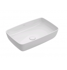 Раковина, Villeroy&Boch, Artis, шгв 580*385*130, отверстия для смесителя-отсутствуют, цвет-альпийский белый