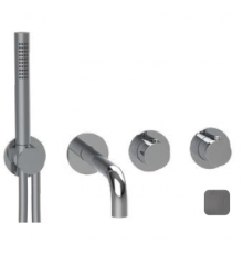 Смеситель для ванны и душа, Almar, Water Control Modular, цвет-Gun Metal Brushed PVD (Товар заказной, возврату не подлежит)