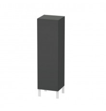 Шкаф-пенал, Duravit, L-Cube, шгв 400*363*1320, петли-справа, цвет-графит матовый