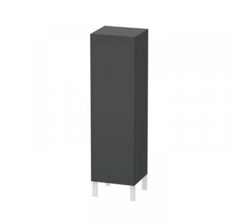 Шкаф-пенал, Duravit, L-Cube, шгв 400*363*1320, петли-справа, цвет-графит матовый