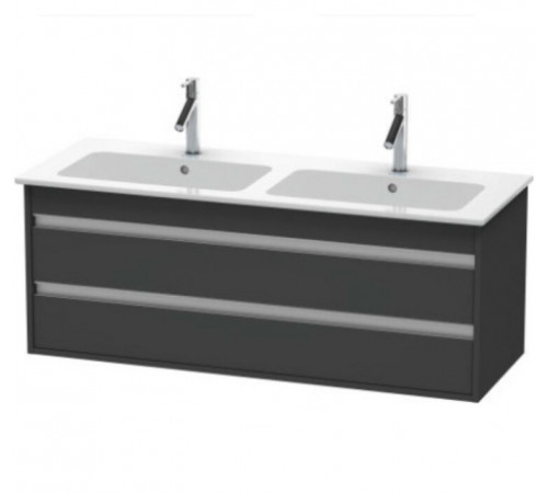 Тумба под раковину, Duravit, Ketho, шгв 1270*475*480, раковина-необходимо заказать, цвет-графит матовый