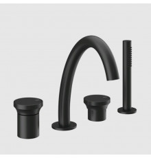 Смеситель для ванны и душа, Gessi, Origini, цвет-черный матовый