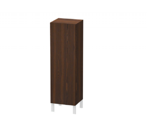 Шкаф-пенал, Duravit, L-Cube, шгв 400*363*1320, петли-справа, цвет-орех брашированный