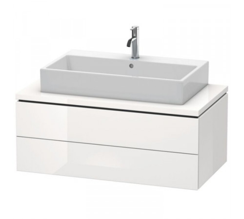 Тумба под раковину, Duravit, L-Cube, шгв 820*481*400, раковина-необходимо заказать, чаша слева, цвет-базальт матовый