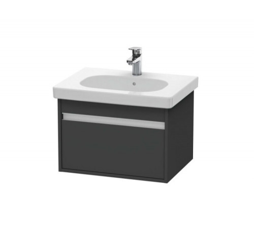 Тумба под раковину, Duravit, Ketho, шгв 600*455*410, раковина-необходимо заказать, цвет-графит матовый