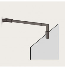 Стабилизатор, Gessi, Shower G Swing System Diiamantato, для стекла, цвет-Black Metal Brushed PVD