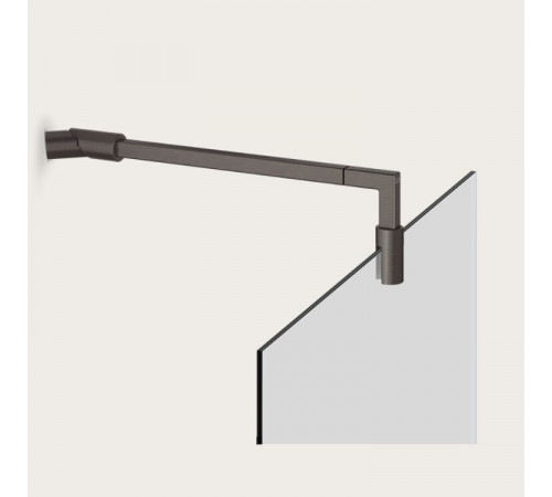 Стабилизатор, Gessi, Shower G Swing System Diiamantato, для стекла, цвет-Black Metal Brushed PVD