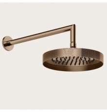 Верхний душ, Gessi, Anello, Diamantao, 218*218, цвет-Copper PVD (старый арт. 63448/030)